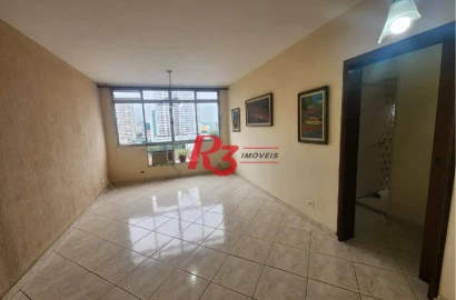 Apartamento com 2 dormitórios à venda, 94 m² por R$ 550.000,00 - Gonzaga - Santos/SP