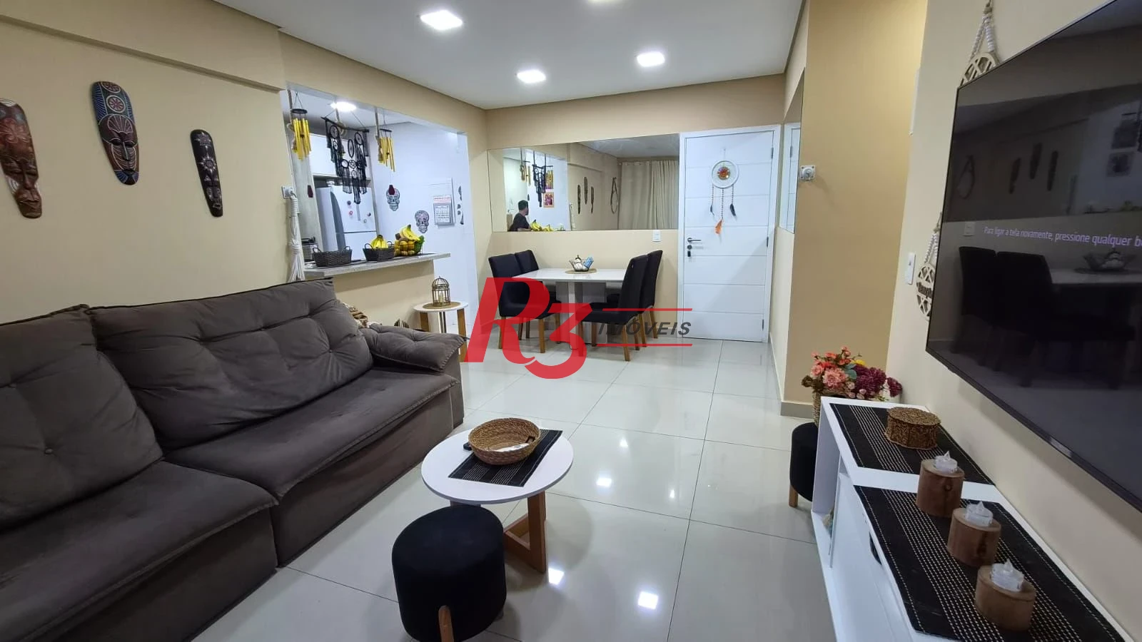 Apartamento com 2 dormitórios à venda, 77 m² por R$ 830.000,00 - Marapé - Santos/SP