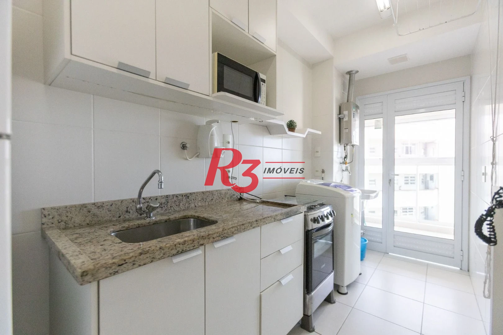 Apartamento para alugar, 45 m² por R$ 4.000,00/mês - José Menino - Santos/SP