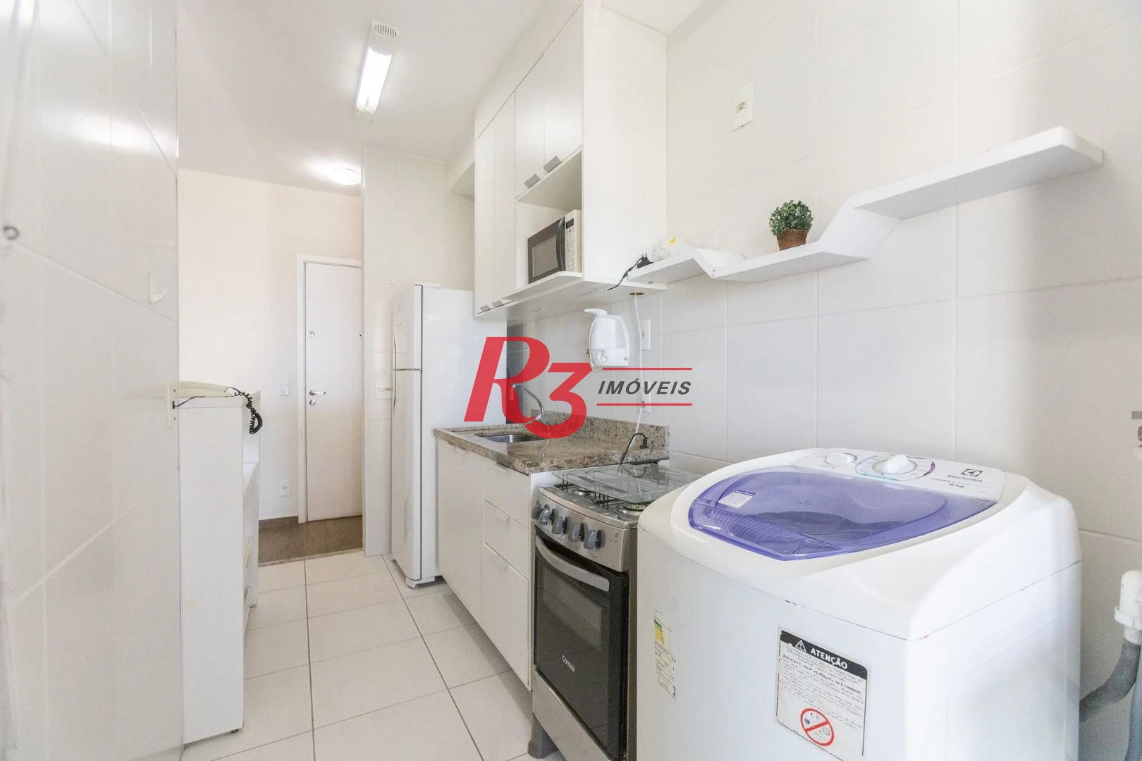 Apartamento para alugar, 45 m² por R$ 4.000,00/mês - José Menino - Santos/SP