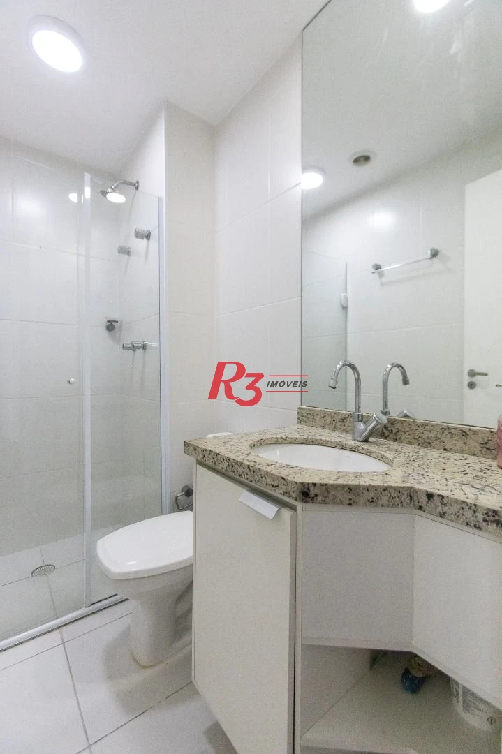 Apartamento para alugar, 45 m² por R$ 4.000,00/mês - José Menino - Santos/SP