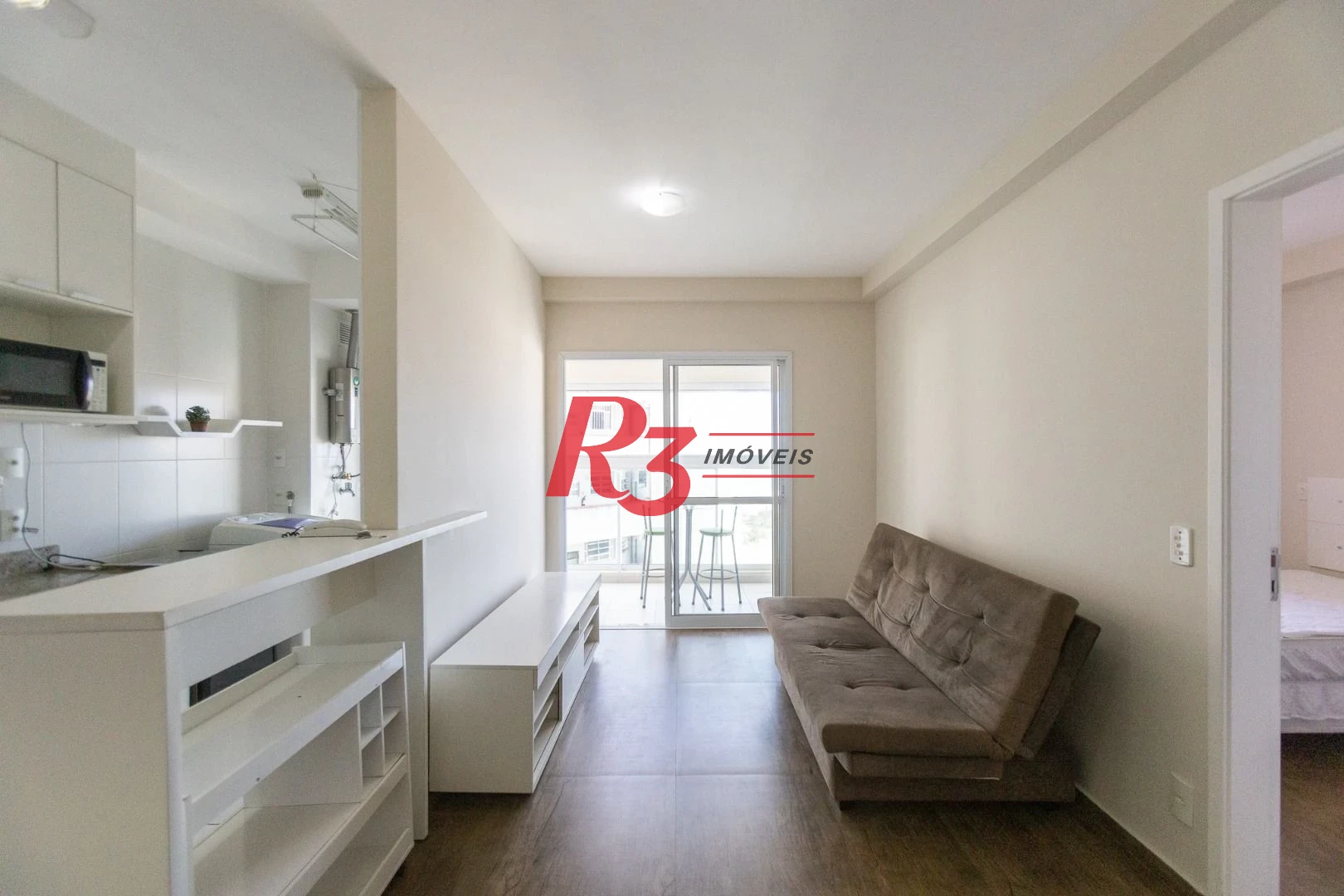 Apartamento para alugar, 45 m² por R$ 4.000,00/mês - José Menino - Santos/SP