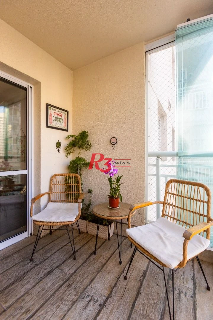 Apartamento com 3 dormitórios à venda, 83 m² por R$ 825.000,00 - Marapé - Santos/SP