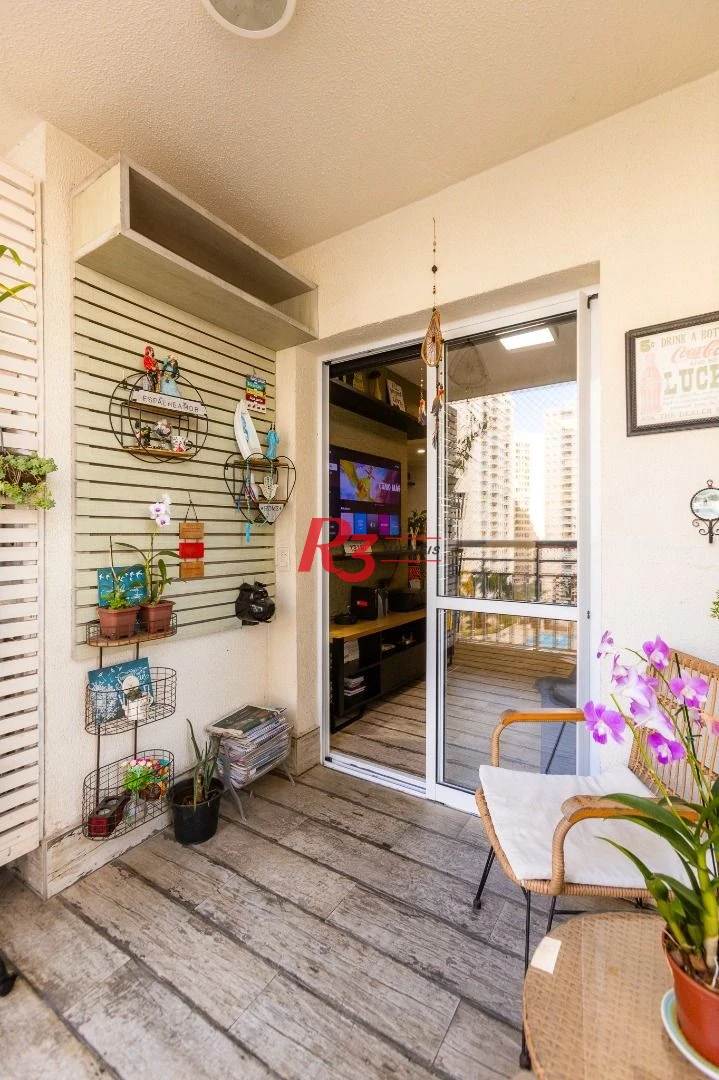Apartamento com 3 dormitórios à venda, 83 m² por R$ 825.000,00 - Marapé - Santos/SP