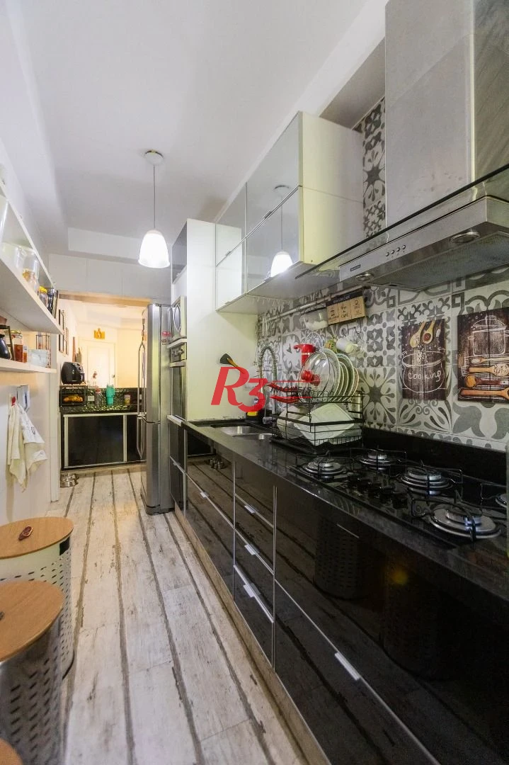 Apartamento com 3 dormitórios à venda, 83 m² por R$ 825.000,00 - Marapé - Santos/SP