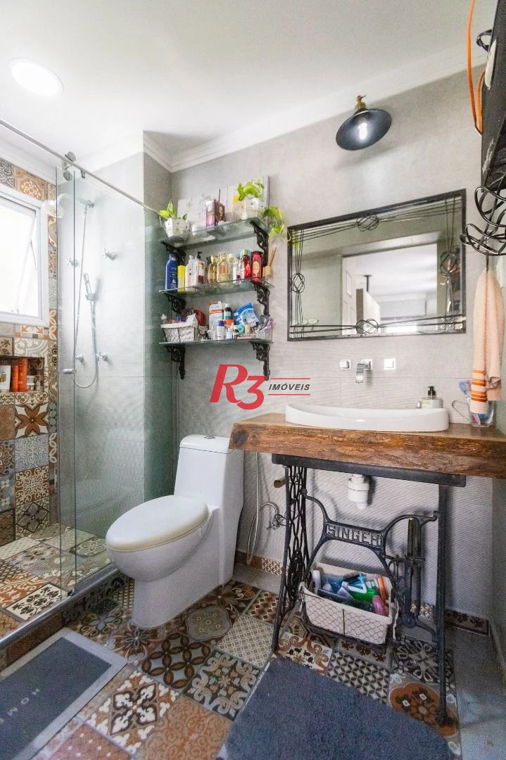 Apartamento com 3 dormitórios à venda, 83 m² por R$ 825.000,00 - Marapé - Santos/SP
