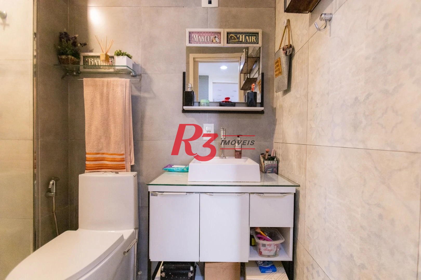 Apartamento com 3 dormitórios à venda, 83 m² por R$ 825.000,00 - Marapé - Santos/SP