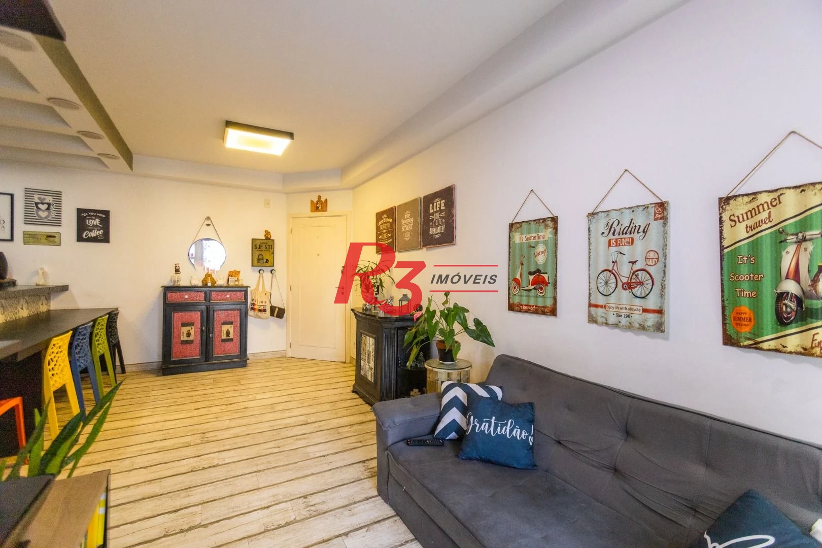 Apartamento com 3 dormitórios à venda, 83 m² por R$ 825.000,00 - Marapé - Santos/SP