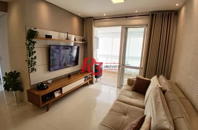 Apartamento com 2 dormitórios à venda, 97 m² por R$ 1.200.000,00 - Canto do Forte - Praia Grande/SP