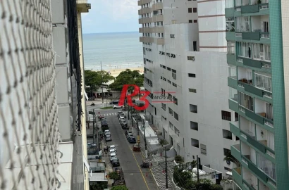 Apartamento com 1 dormitório, 66 m² - venda por R$ 480.000,00 ou aluguel por R$ 3.500,00/mês - Boqueirão - Santos/SP