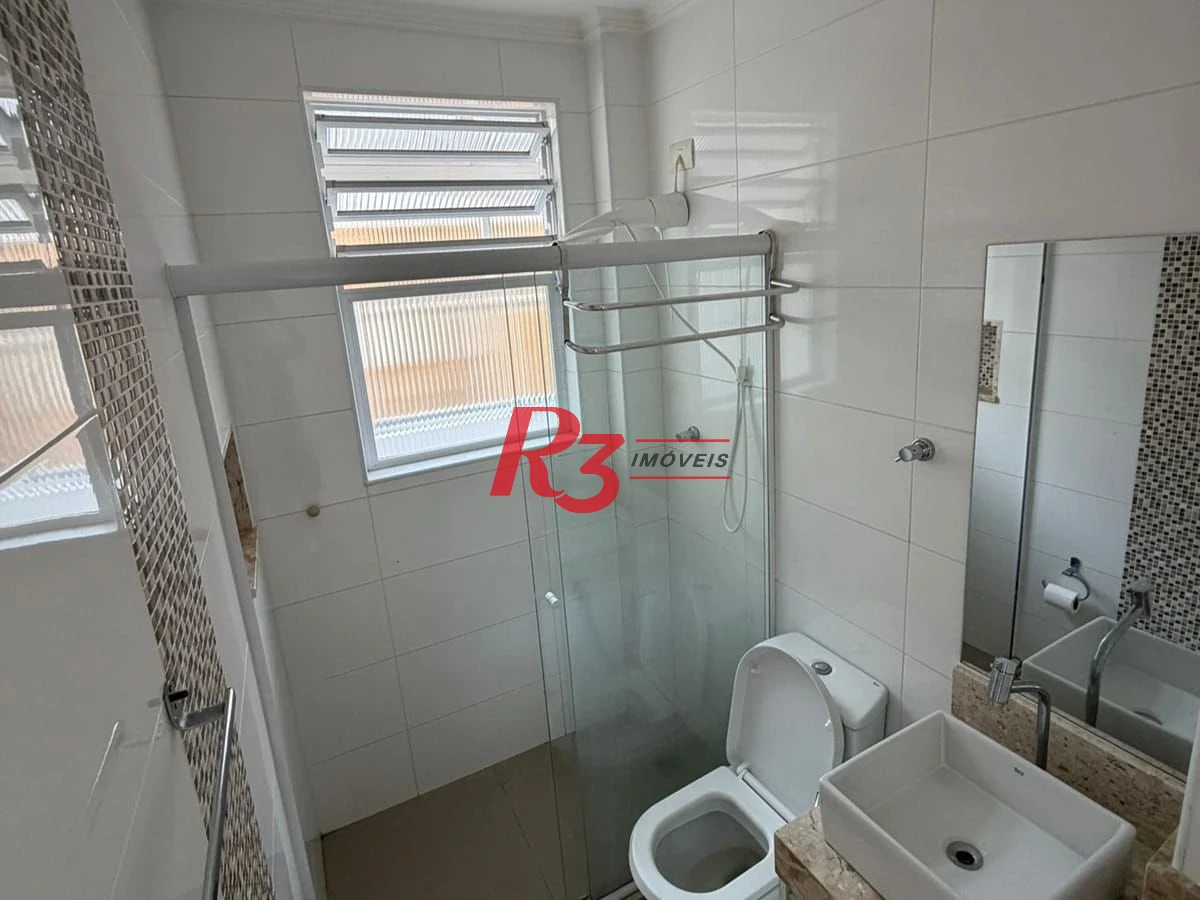 Apartamento com 1 dormitório, 66 m² - venda por R$ 480.000,00 ou aluguel por R$ 3.500,00/mês - Boqueirão - Santos/SP