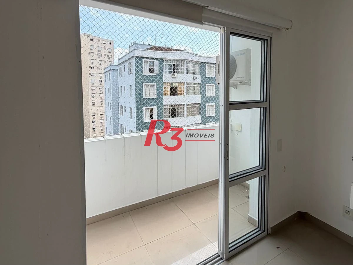 Apartamento com 1 dormitório, 66 m² - venda por R$ 480.000,00 ou aluguel por R$ 3.500,00/mês - Boqueirão - Santos/SP