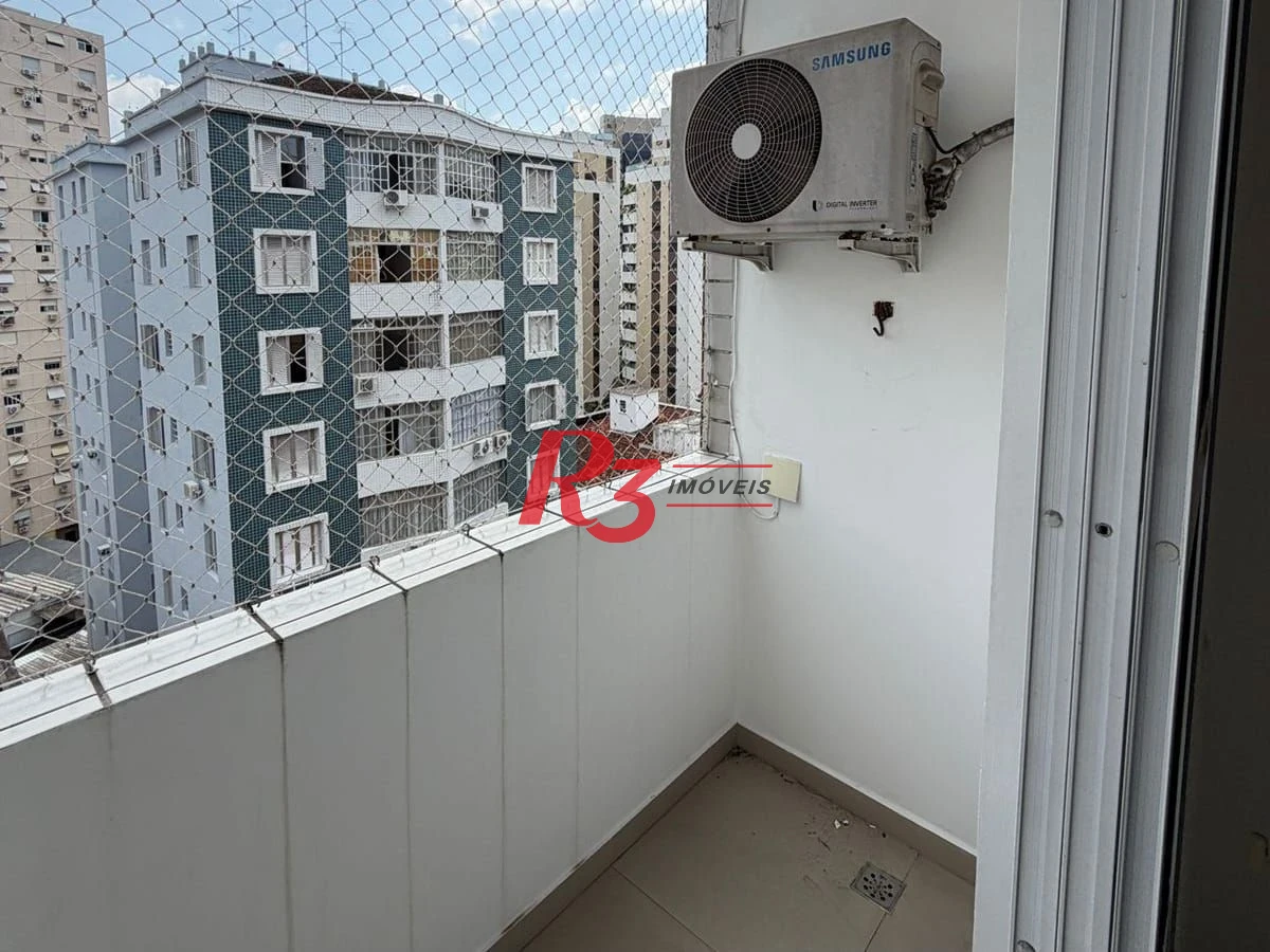 Apartamento com 1 dormitório, 66 m² - venda por R$ 480.000,00 ou aluguel por R$ 3.500,00/mês - Boqueirão - Santos/SP