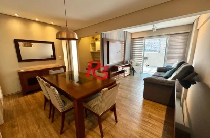 Apartamento Garden com 2 dormitórios, 84 m² - venda por R$ 1.380.000,00 ou aluguel por R$ 8.300,00/mês - Boqueirão - Santos/SP