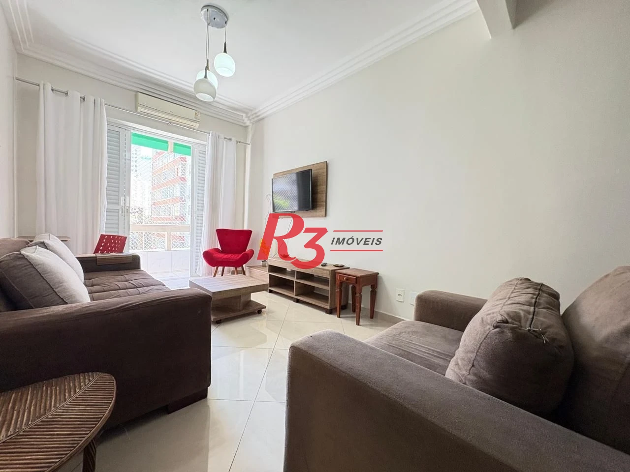 Apartamento para alugar, 64 m² por R$ 4.000,02/mês - Boqueirão - Santos/SP