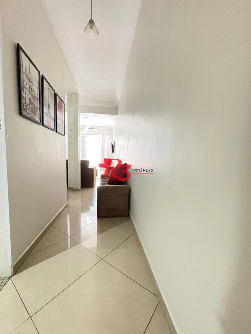 Apartamento para alugar, 64 m² por R$ 4.000,02/mês - Boqueirão - Santos/SP