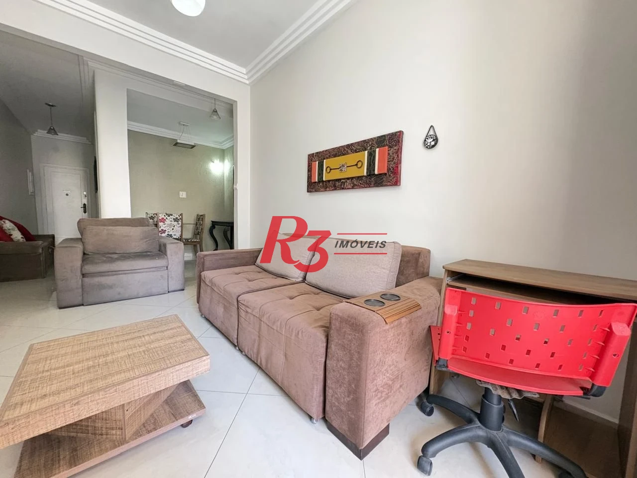 Apartamento para alugar, 64 m² por R$ 4.000,02/mês - Boqueirão - Santos/SP