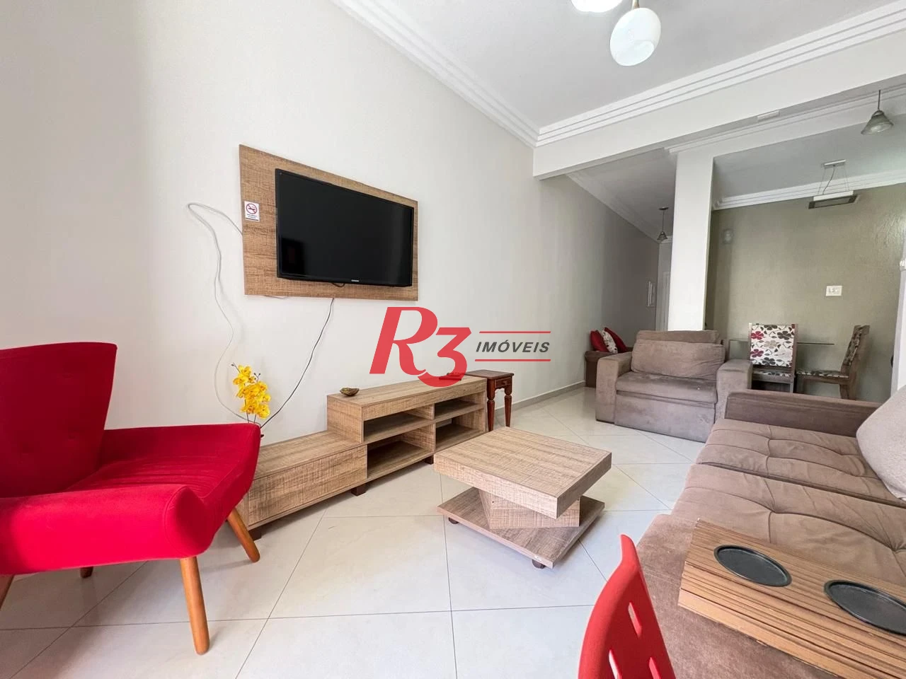 Apartamento para alugar, 64 m² por R$ 4.000,02/mês - Boqueirão - Santos/SP