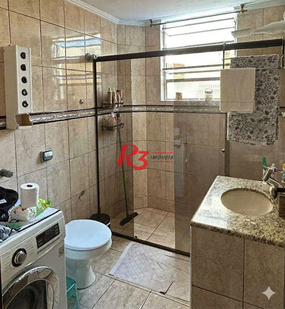 Apartamento com 2 dormitórios à venda, 60 m² por R$ 450.000,00 - Embaré - Santos/SP