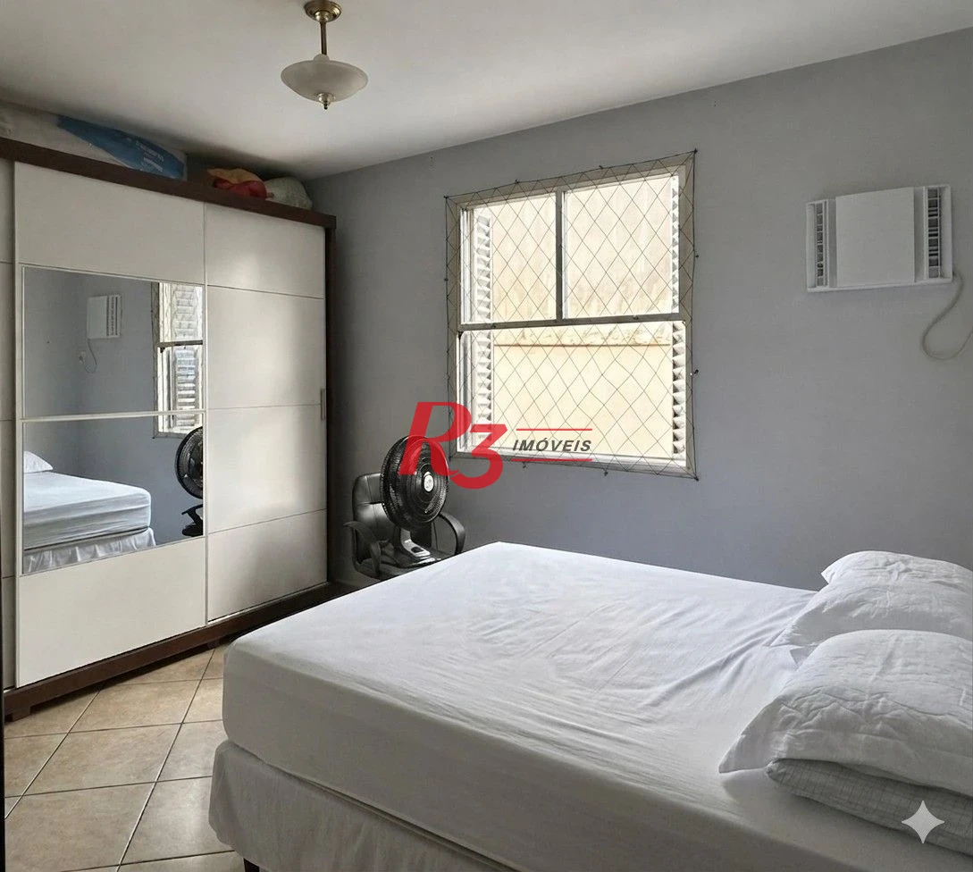 Apartamento com 2 dormitórios à venda, 60 m² por R$ 450.000,00 - Embaré - Santos/SP