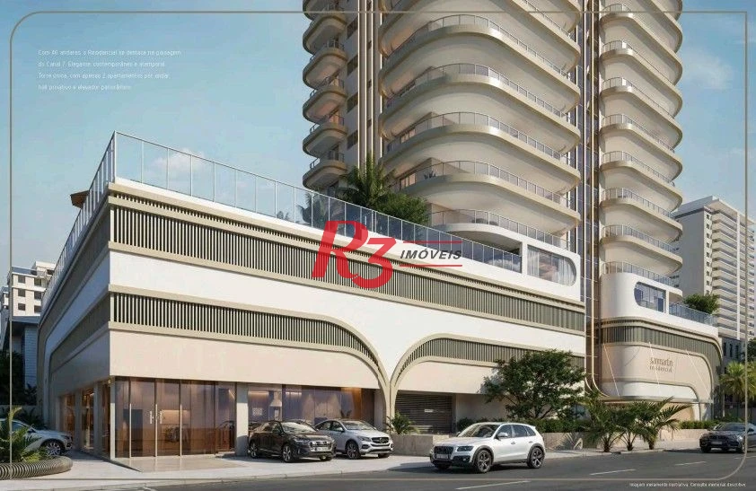 Apartamento com 3 suítes à venda, 234 m² por R$ 3.500.000 - Ponta da Praia - Santos/SP