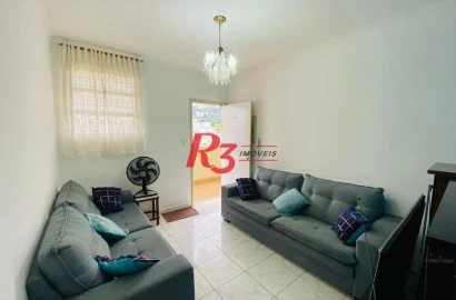 Apartamento com 2 dormitórios à venda, 66 m² por R$ 450.000,00 - José Menino - Santos/SP