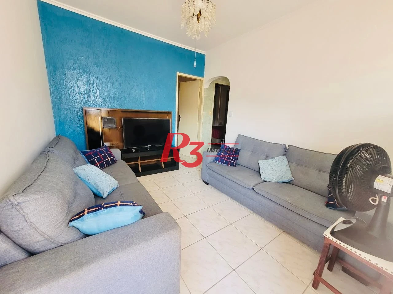 Apartamento com 2 dormitórios à venda, 66 m² por R$ 450.000,00 - José Menino - Santos/SP