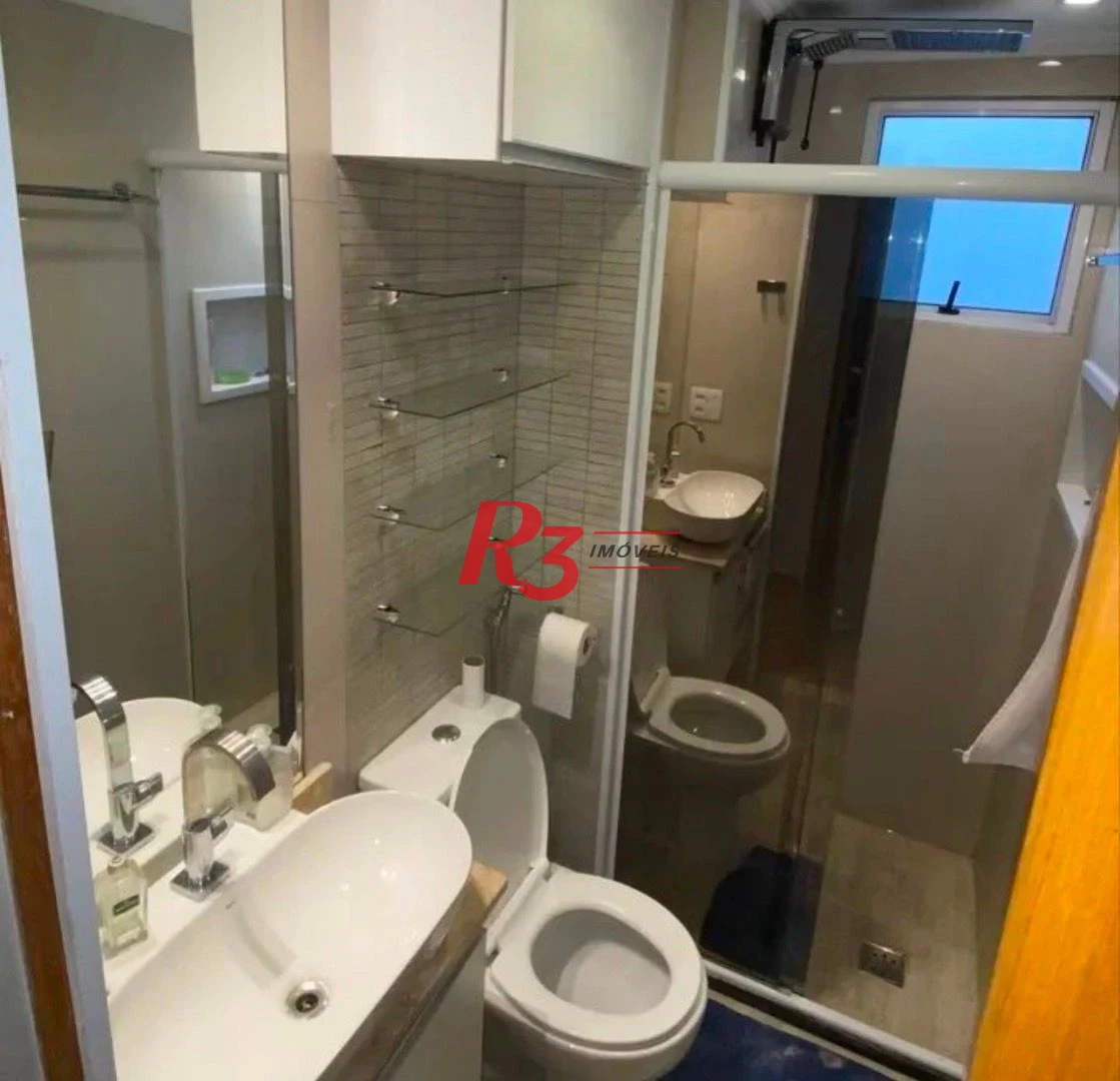 Apartamento para alugar, 54 m² por R$ 3.000,00/mês - Morro Nova Cintra - Santos/SP