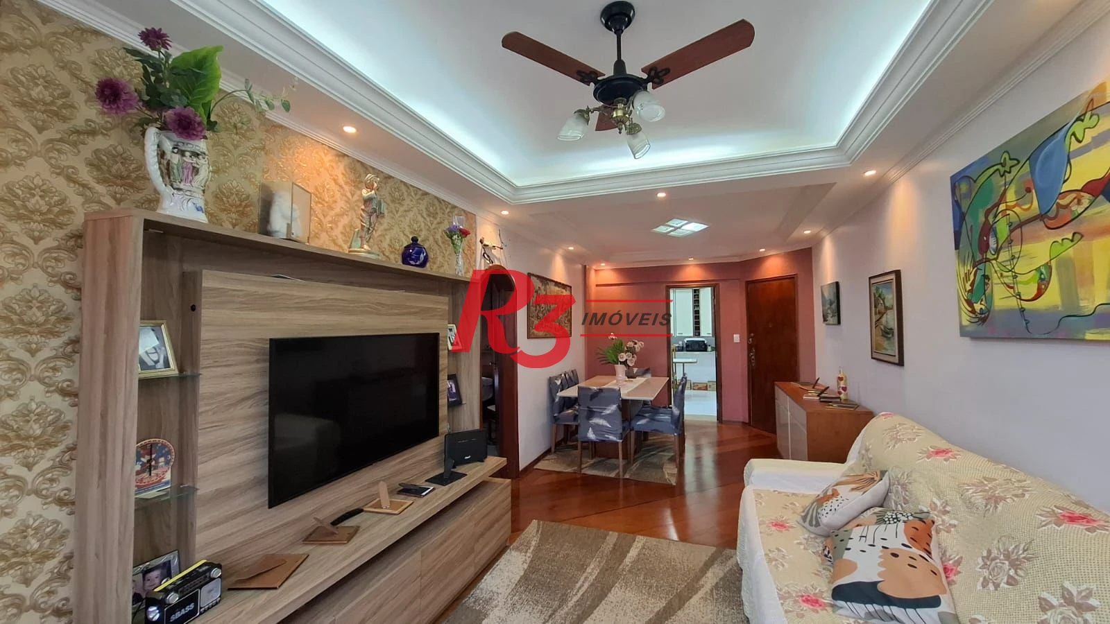 Apartamento com 2 dormitórios à venda, 96 m² por R$ 710.000,00 - Campo Grande - Santos/SP