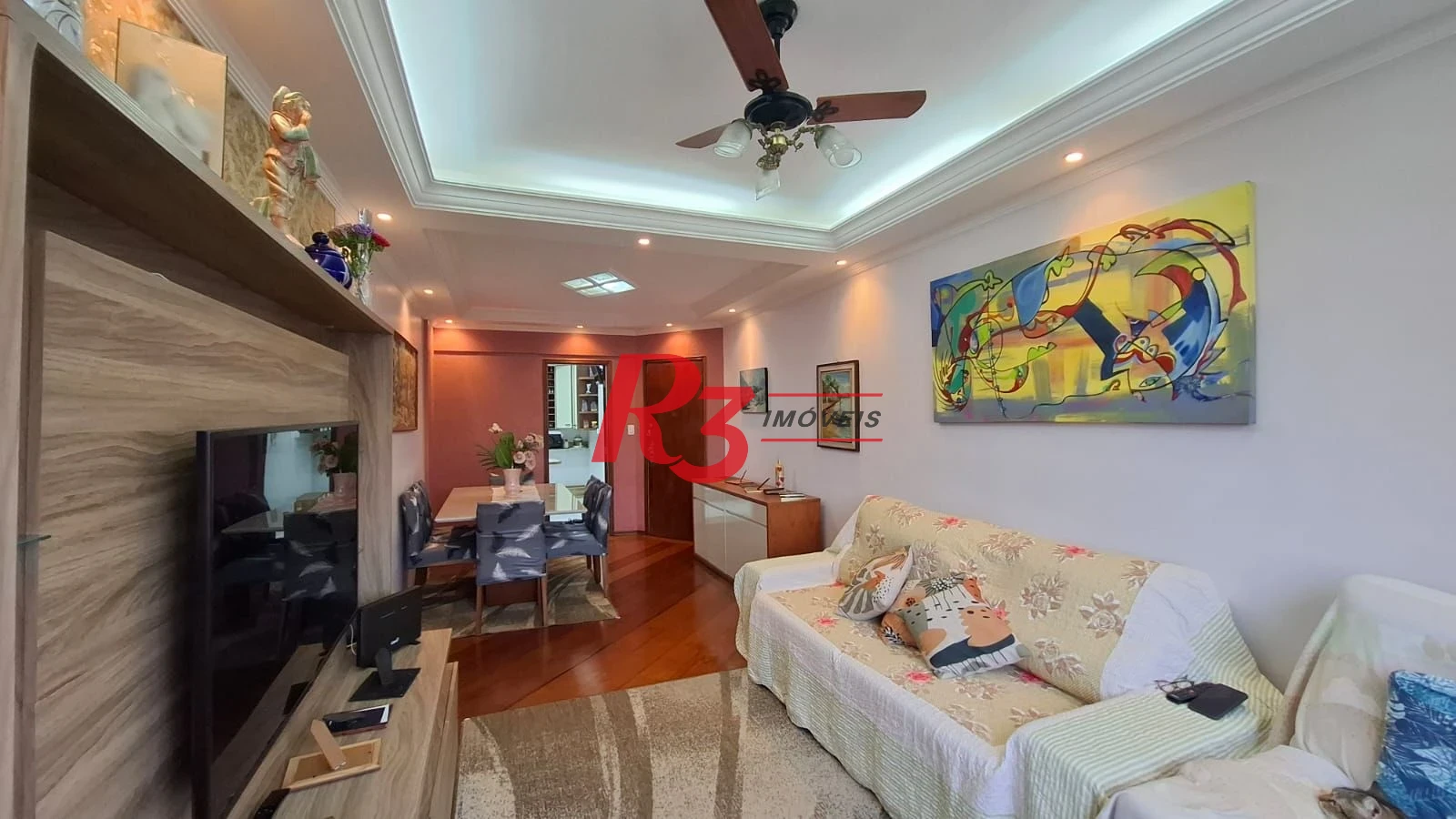 Apartamento com 2 dormitórios à venda, 96 m² por R$ 710.000,00 - Campo Grande - Santos/SP