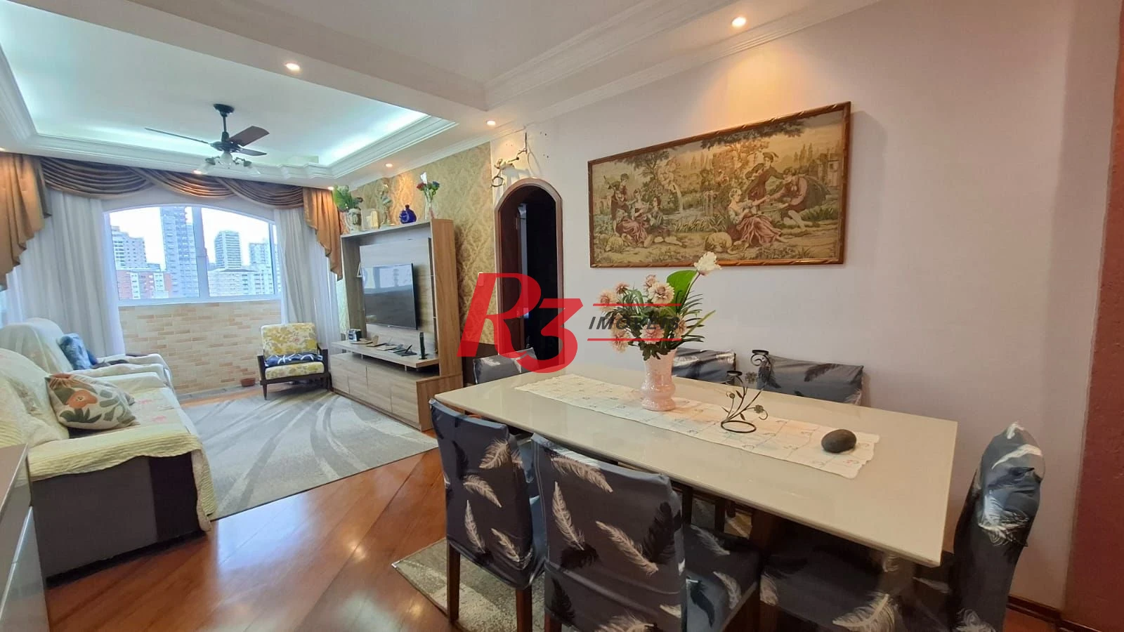 Apartamento com 2 dormitórios à venda, 96 m² por R$ 710.000,00 - Campo Grande - Santos/SP