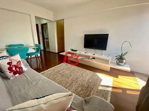 Apartamento com 1 dormitório para alugar, 55 m² por R$ 3.800,00/mês - Ponta da Praia - Santos/SP