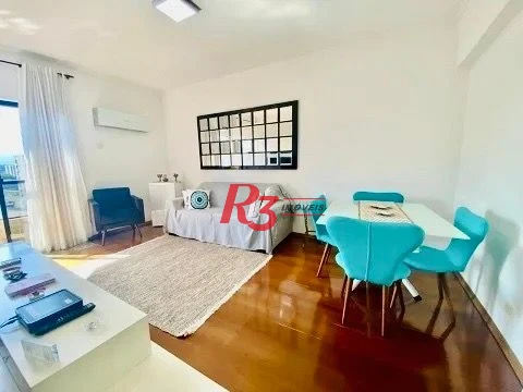 Apartamento com 1 dormitório para alugar, 55 m² por R$ 3.800,00/mês - Ponta da Praia - Santos/SP