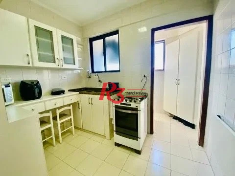 Apartamento com 1 dormitório para alugar, 55 m² por R$ 3.800,00/mês - Ponta da Praia - Santos/SP