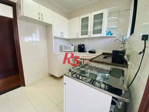 Apartamento com 1 dormitório para alugar, 55 m² por R$ 3.800,00/mês - Ponta da Praia - Santos/SP