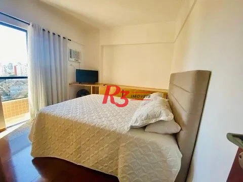 Apartamento com 1 dormitório para alugar, 55 m² por R$ 3.800,00/mês - Ponta da Praia - Santos/SP