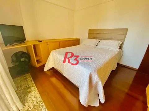 Apartamento com 1 dormitório para alugar, 55 m² por R$ 3.800,00/mês - Ponta da Praia - Santos/SP