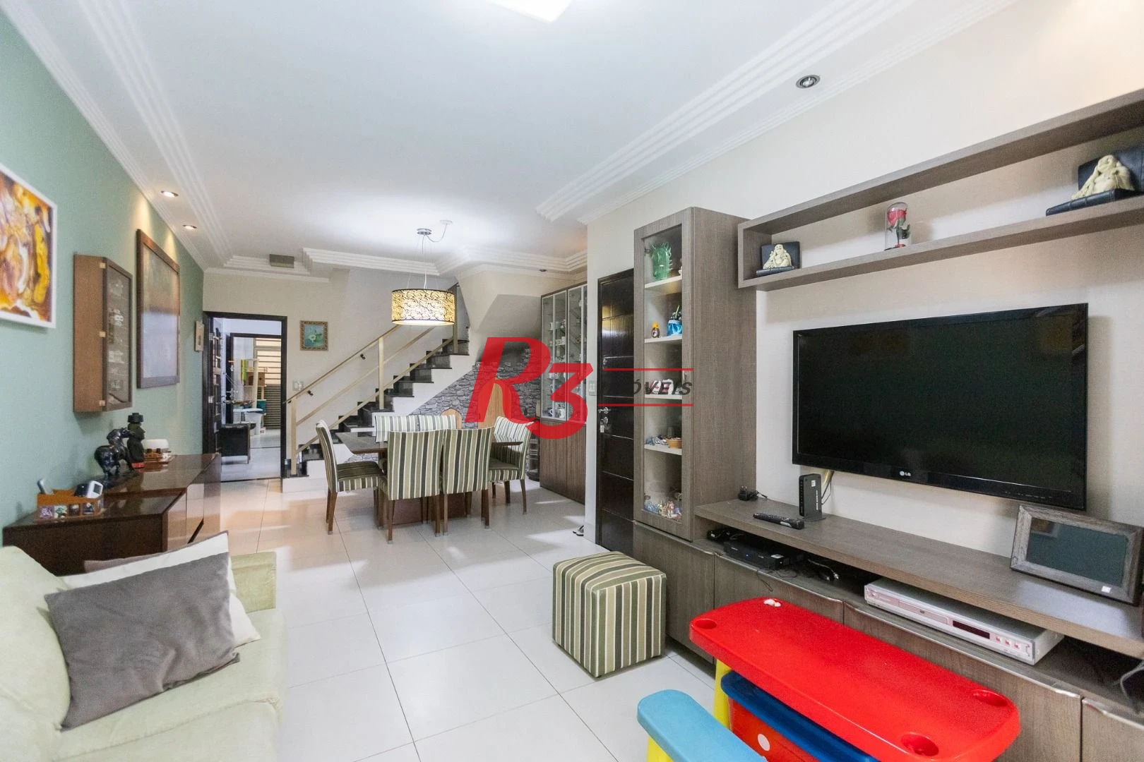 Casa com 3 dormitórios à venda, 159 m² por R$ 1.700.000,00 - Aparecida - Santos/SP