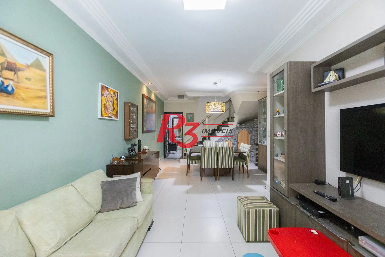 Casa com 3 dormitórios à venda, 159 m² por R$ 1.700.000,00 - Aparecida - Santos/SP