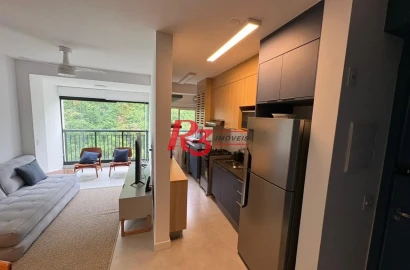 Apartamento com 2 dormitórios à venda, 62 m² por R$ 835.000,00 - Marapé - Santos/SP