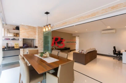 Apartamento com 2 dormitórios à venda, 103 m² por R$ 1.380.000,00 - Ponta da Praia - Santos/SP