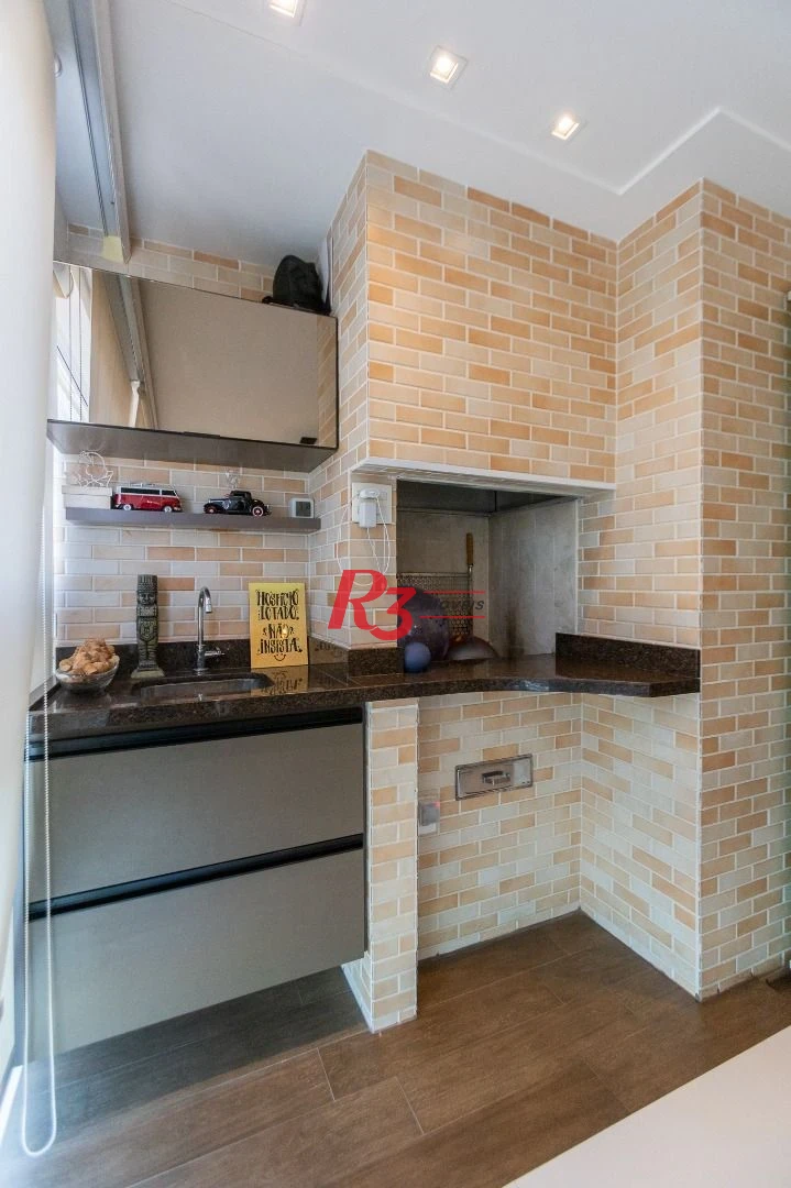 Apartamento com 2 dormitórios à venda, 103 m² por R$ 1.380.000,00 - Ponta da Praia - Santos/SP