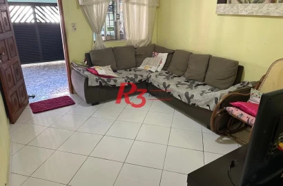 Casa com 3 dormitórios à venda, 140 m² por R$ 410.000,00 - Areia Branca - Santos/SP