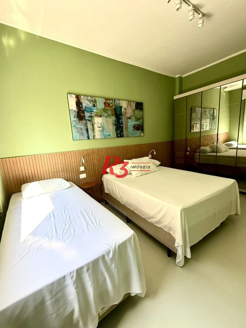 Apartamento com 1 dormitório para alugar, 60 m² por R$ 5.200,02/mês - Ponta da Praia - Santos/SP