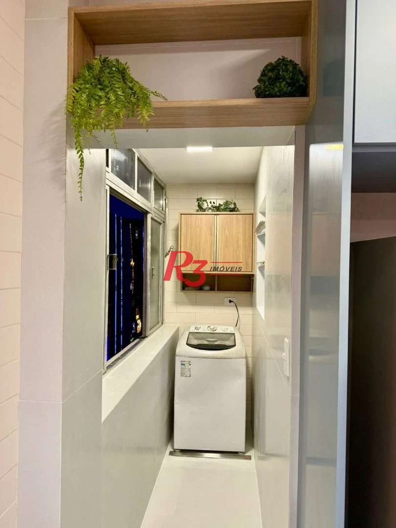 Apartamento com 1 dormitório para alugar, 60 m² por R$ 5.200,02/mês - Ponta da Praia - Santos/SP