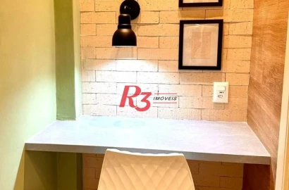 Apartamento com 2 dormitórios para alugar, 50 m² por R$ 5.200,01/mês - Ponta da Praia - Santos/SP