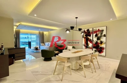 Apartamento com 3 dormitórios à venda, 232 m² por R$ 3.990.000,00 - Embaré - Santos/SP
