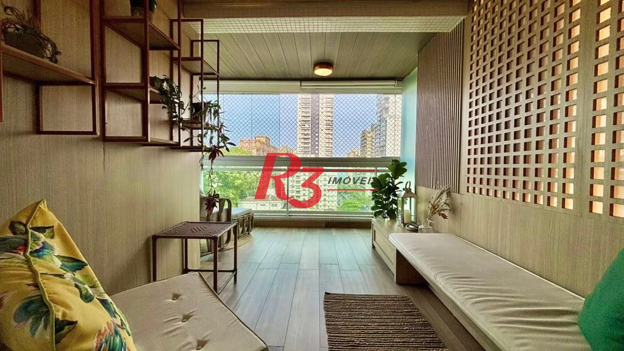 Apartamento com 3 dormitórios à venda, 232 m² por R$ 3.990.000,00 - Embaré - Santos/SP