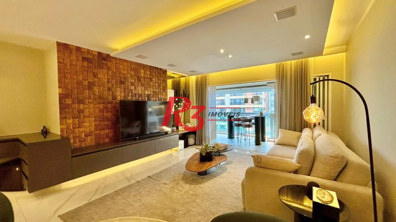 Apartamento com 3 dormitórios à venda, 232 m² por R$ 3.990.000,00 - Embaré - Santos/SP