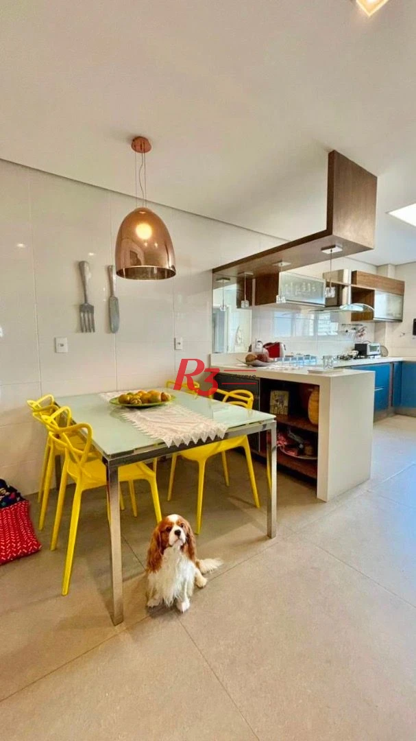 Apartamento com 3 dormitórios à venda, 232 m² por R$ 3.990.000,00 - Embaré - Santos/SP